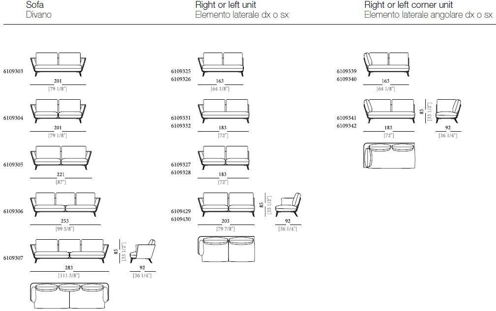 Arketipo Модульный тканевый диван Morrison sun-id-1502421 - Вид №6