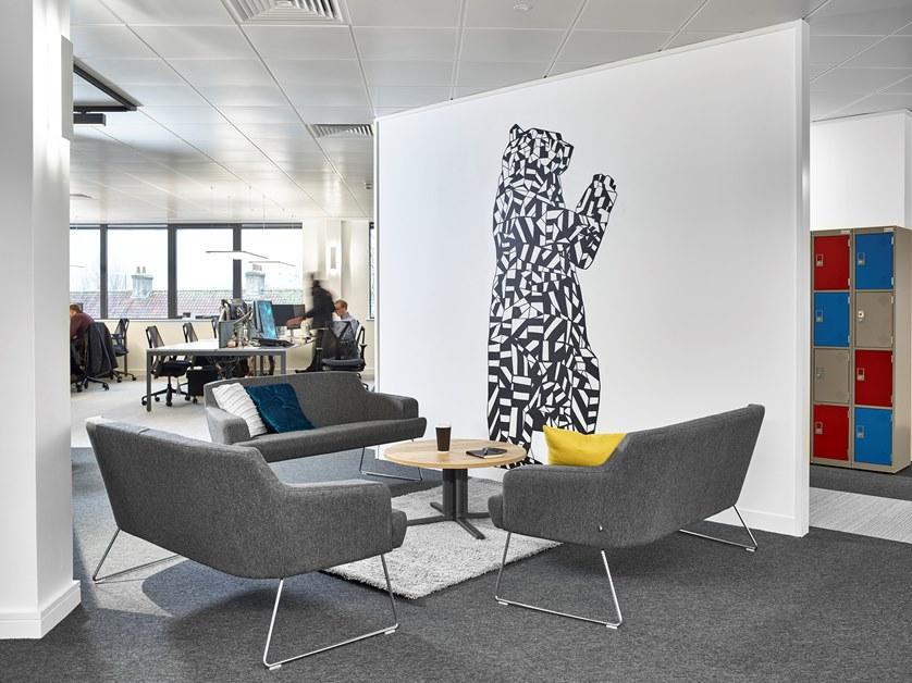 Herman Miller Круглый журнальный столик с основанием 4 звезды Everywhere sun-id-1444654 - Вид №1