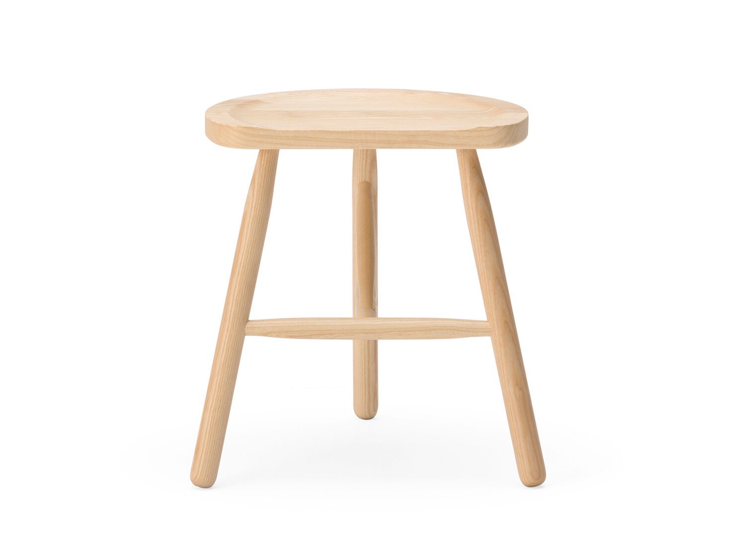 Низкий табурет из ясеня Billiani Puccio ARCH-00141601