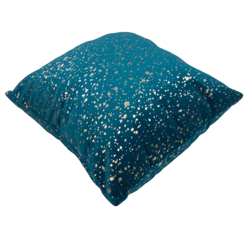 Подушка Голди 43x43 см цвет морская глубина LINEN WAY STLM-2196050 - Вид №1