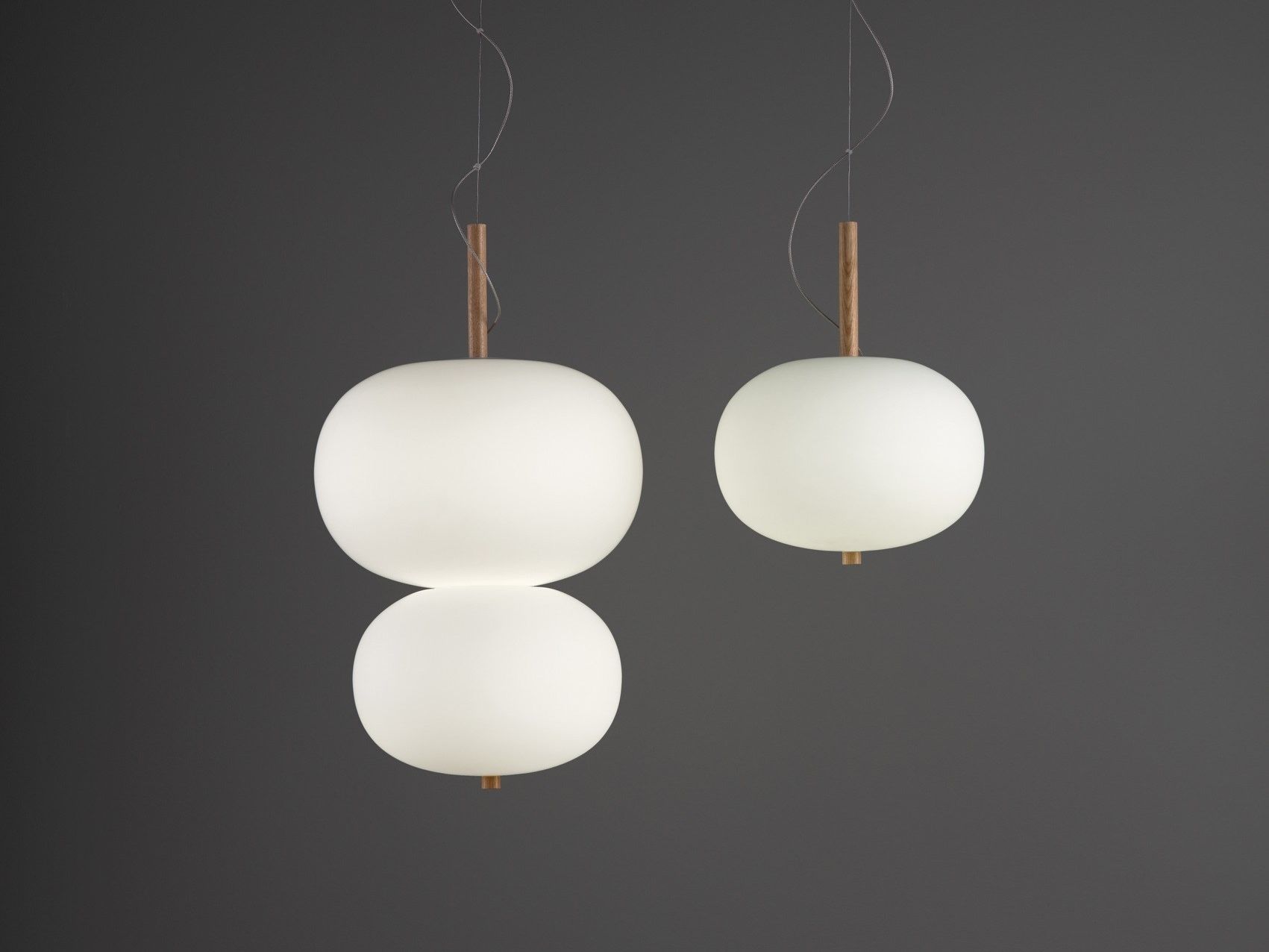 Опаловое стекло светодиодный подвесной светильник LedsC4 Ilargi ARCH-00122309 - Вид №4