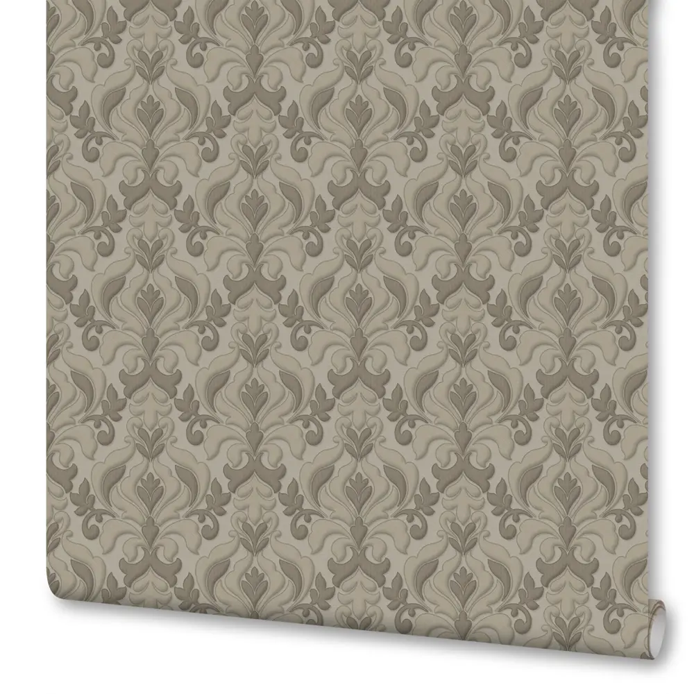 Обои флизелиновые 1,06х10 м цвет бежевый ED1123-02 EURO DECOR Династия STLM-2161323