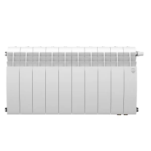 Радиатор секционный Royal Thermo Biliner 350/87 10 секций нижнее подключение биметалл белый 89391445 STLM-2136097