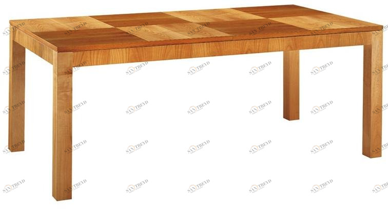 Morelato Прямоугольный раздвижной стол из вишни Scacchi Art. 5771