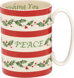 10565783 Lenox Кружка Lenox "Мир" 350мл Фарфор костяной