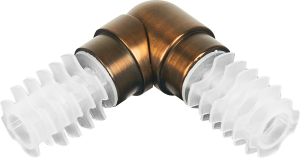 Эркерный соединитель INSPIRE античная медь для душевых штанг 85186882