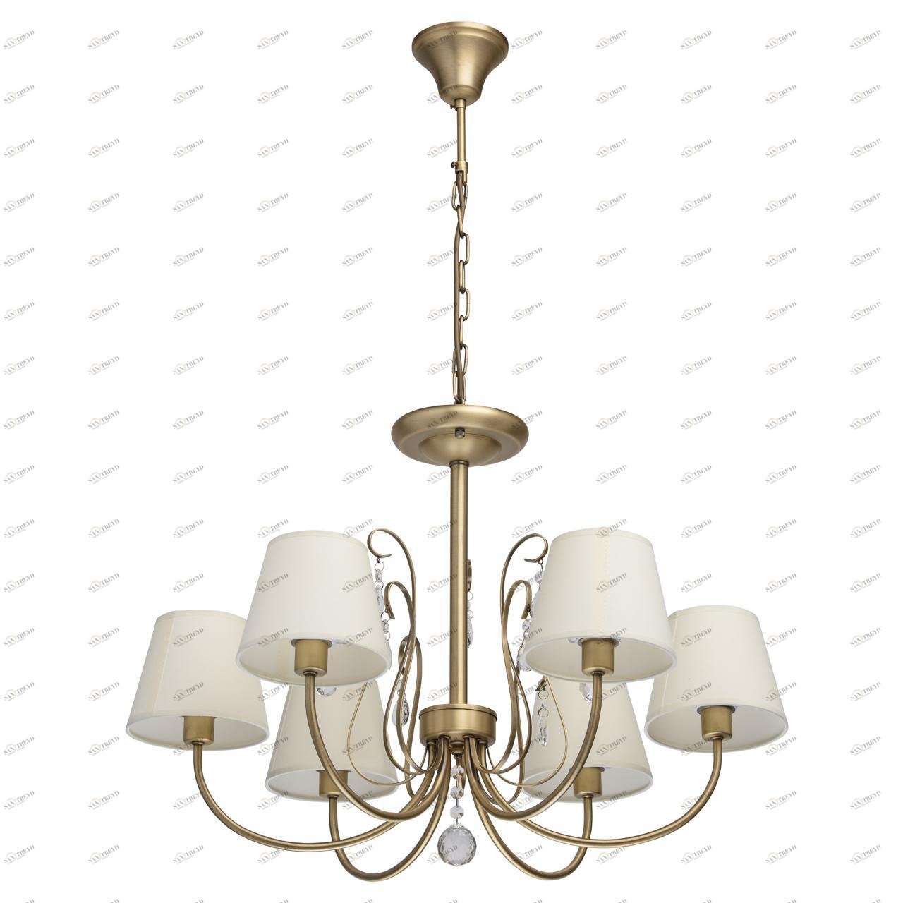 Подвесная люстра MW-Light Моника 372013606 MW-LIGHT ДИЗАЙНЕРСКИЕ, МОНИКА ЗОЛОТО 187060 Белый 