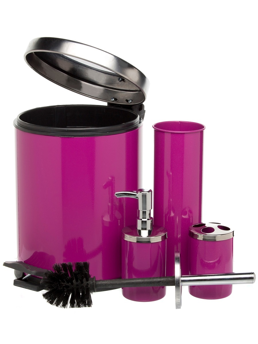 Набор аксессуаров для ванны Nebula 4Set Fuchsia NAVAKO 11118 - Вид №1