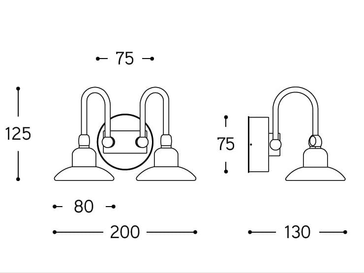 Металлическая наружная настенная лампа Aldo Bernardi ARCH-00138380 - Вид №1