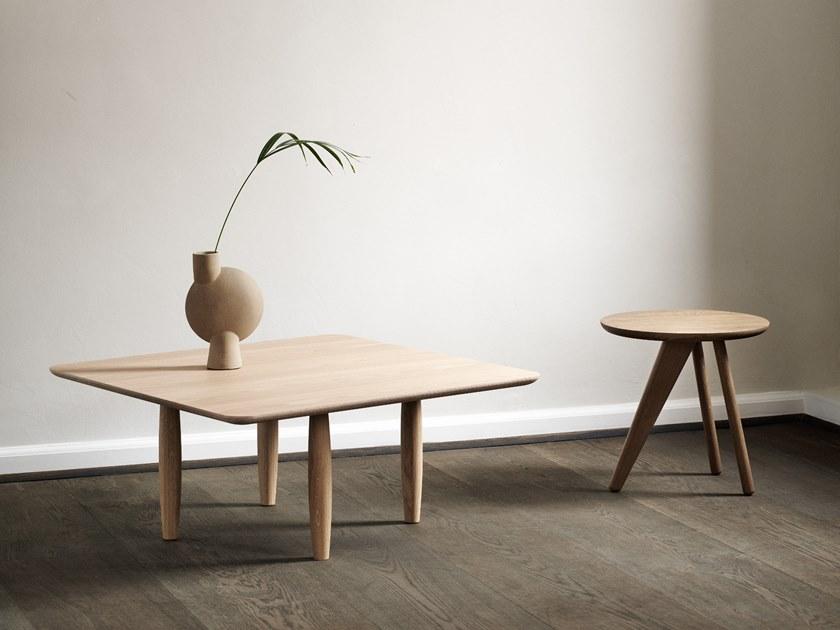 NORR11 Низкий квадратный журнальный столик из дуба Oku sun-id-1513434 - Вид №3