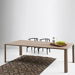 СТОЛ ОБЕДЕННЫЙ ИЗ КАМНЯ MAHON 220X100 СМ SAND BROWN