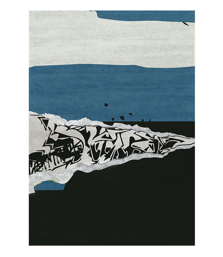 Разрыв коврик RUG'SOCIETY Urban 259_1025 - Вид №1