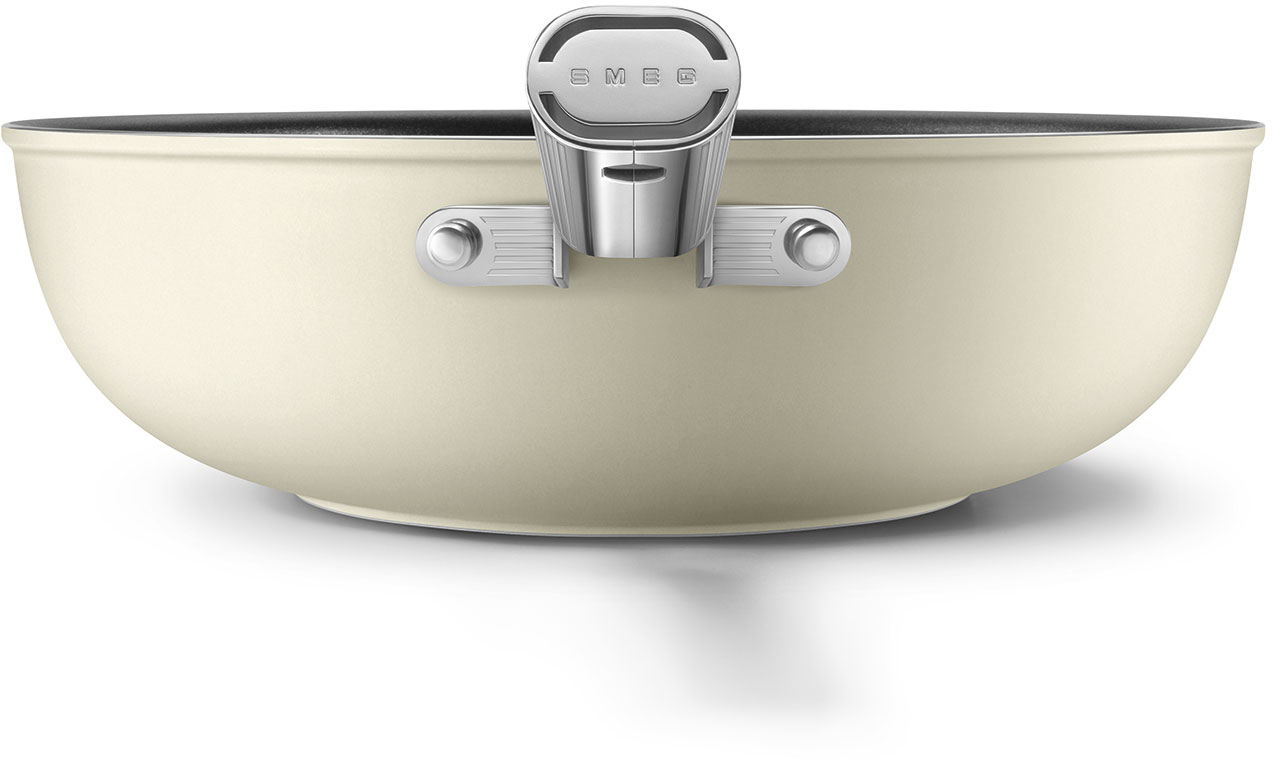 CKFW3001CRM Посуда / сковорода wok 30 см, кремовая SMEG  - Вид №5