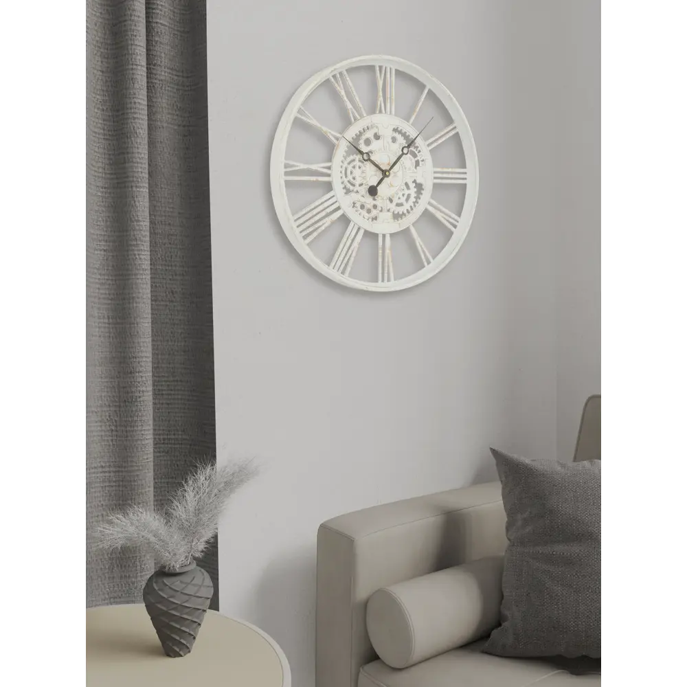 Часы настенные Dream River DMR круглые пластик цвет белый ø51.2 см STLM-2099872 - Вид №4