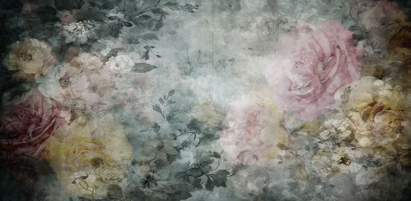 Обои с цветочными мотивами Creativespace Prêt-à-porter ARCH-00082215 - Вид №1