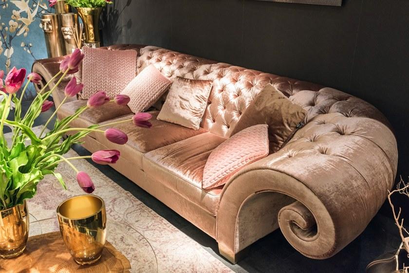 VGnewtrend Стеганый диван с обивкой из бархата New versailles 7542559.97  - Вид №5