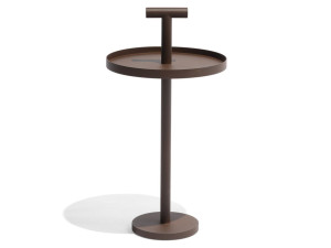 Круглый журнальный столик из нержавеющей стали