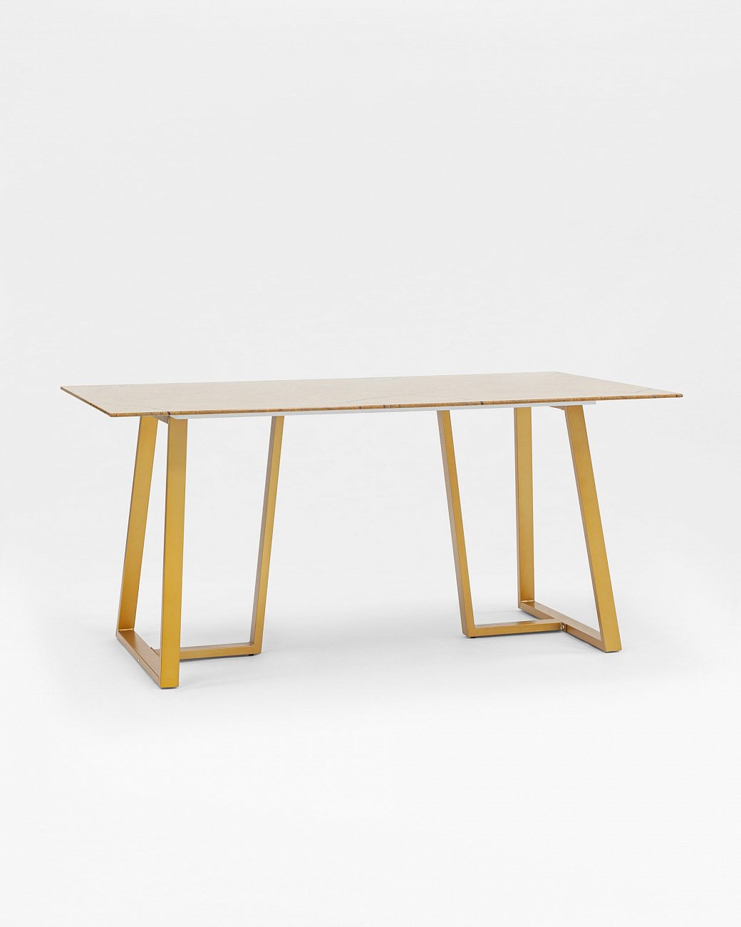 Обеденный стол золотистый 160х90 см "Даллас" STOOL GROUP  00-3946095 Золото  - Вид №1