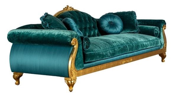 Диван Stradivari прямой бирюзовый UNICO ДИЗАЙНЕРСКИЕ 248985 Зеленый  - Вид №1