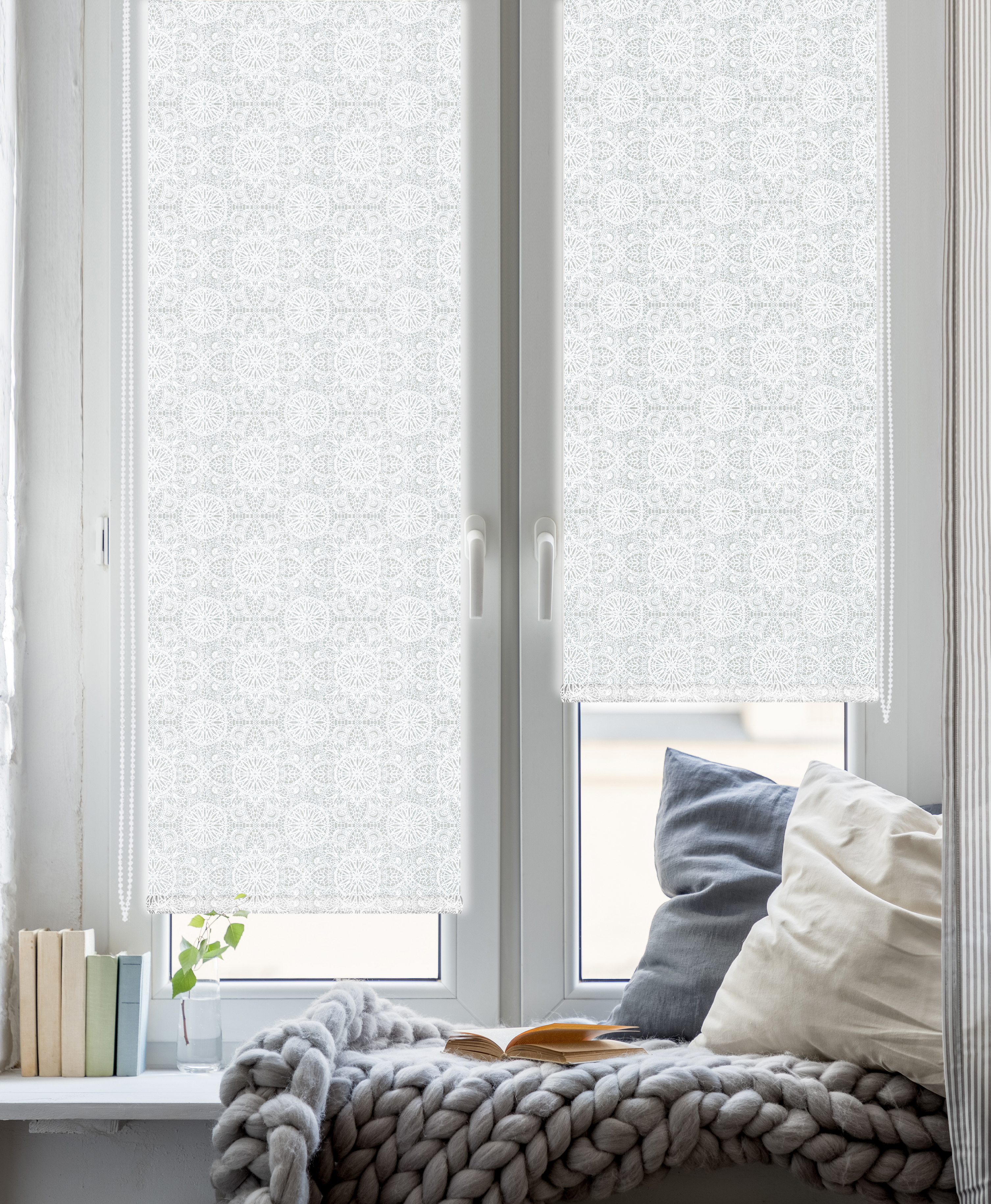 Рулонная штора GARDEN Neo Classic с орнаментом Мандала 120×175 см 82934343 STLM-0038127 - Вид №6