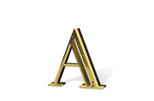 CIST123 Настольная лампа в детскую Буква А