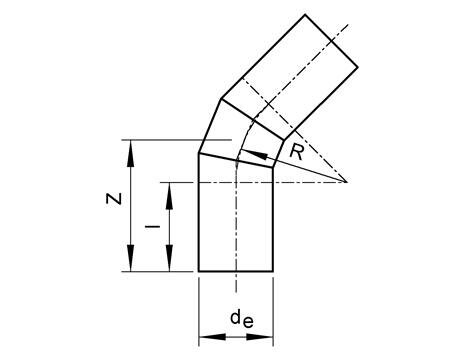 SANIT 616156 Сегмент 45 ° изгиб, PE 100, SDR 11, длинный  - Вид №1