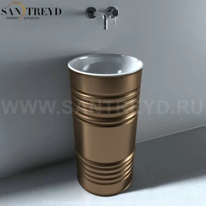 474387 Напольная раковина стоящая круглая Kerasan Artwork