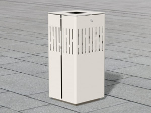 Нержавеющая сталь открытый мусорный бак