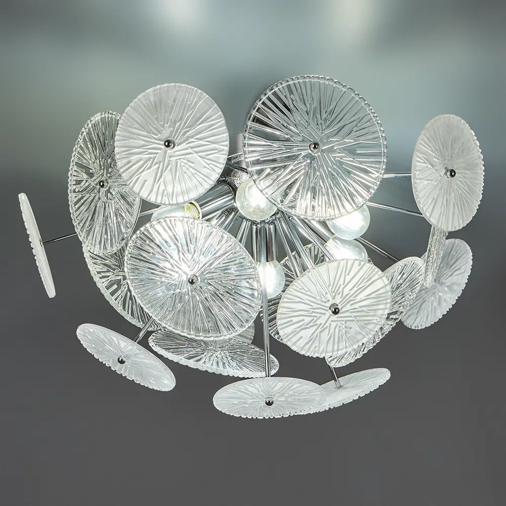 Freya Futurism — потолочная люстра на 6 ламп с хромированным покрытием 88241806 STLM-0922044 - Вид №1