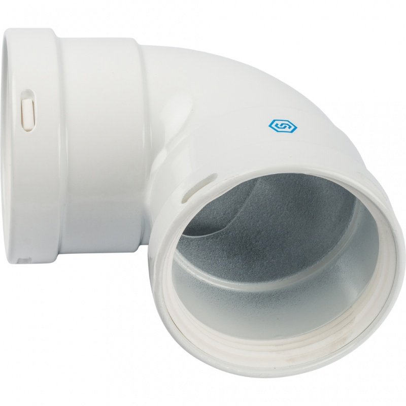 Угол дымохода STOUT DN80 87 градусов двухраструбный SCA0080020090 - Вид №1