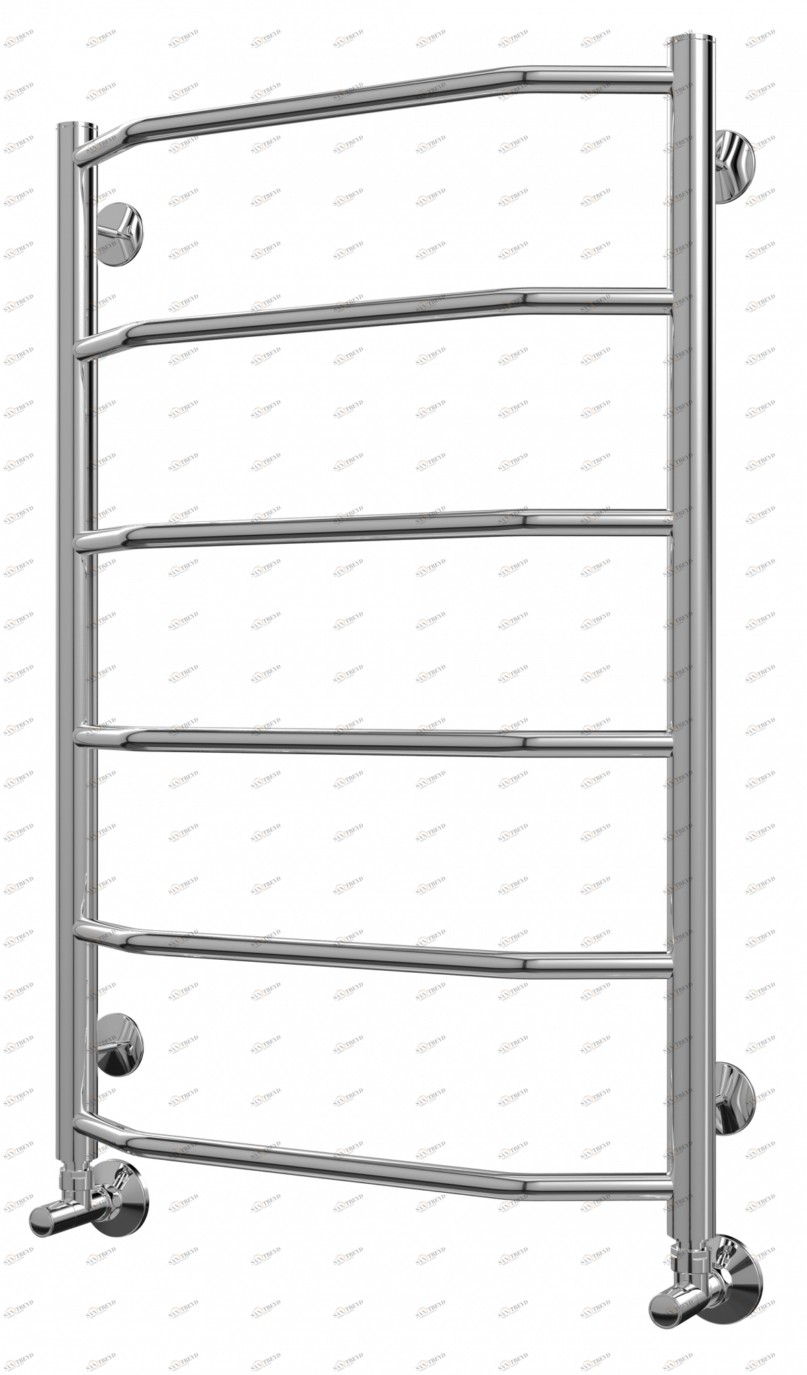 4670030725134 ЭКОНОМ Виктория П6 500х796 Полотенцесушитель TERMINUS RAL 9005 матовый