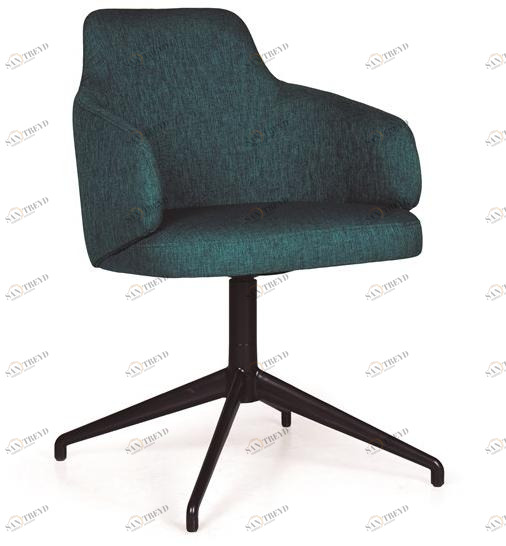 Мягкое кресло на козелке с подлокотниками Nuzzle metal Santreyd sun-id-1503687