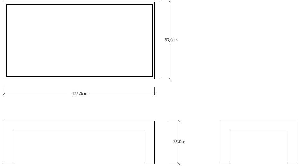 TRIBÙ Низкий прямоугольный журнальный столик из тика Pure sofa 01284 - Вид №4
