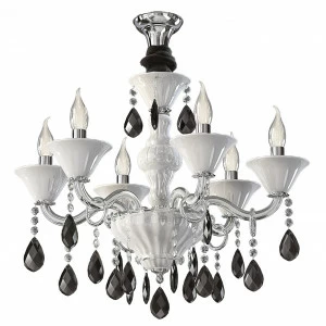 Люстра дизайнерская Sound хром белая 881060 SUPERNW ДИЗАЙНЕРСКИЕ, BIANCA 056105 Хром;белый