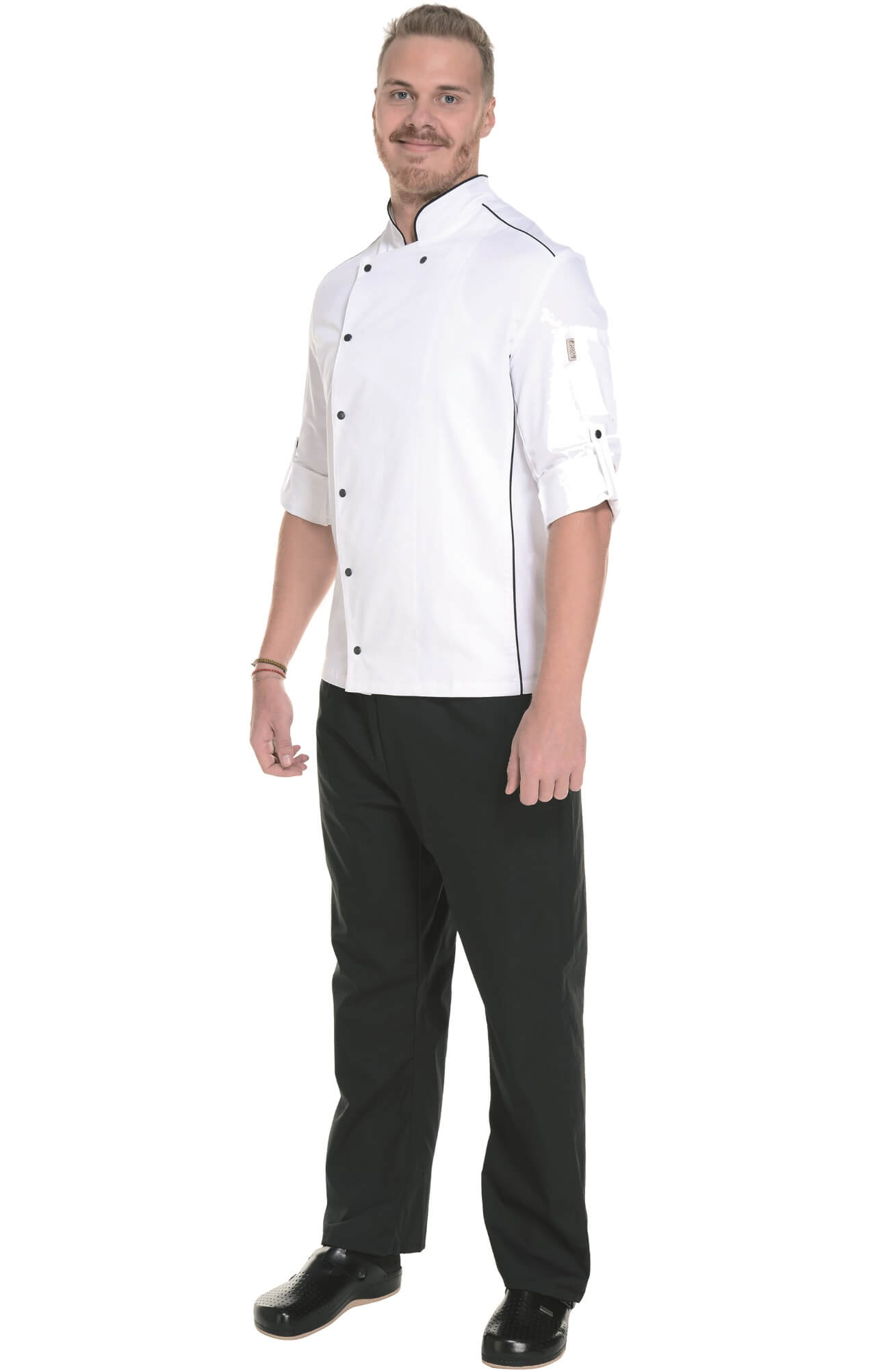 62618 Китель поварской white RICON  Одежда для поваров  размер 56 (XXXL)  - Вид №3