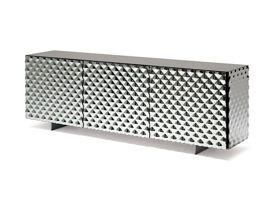 Шкаф из зеркального стекла с распашными дверями Cattelan italia VIVALDI ARCH-00099782