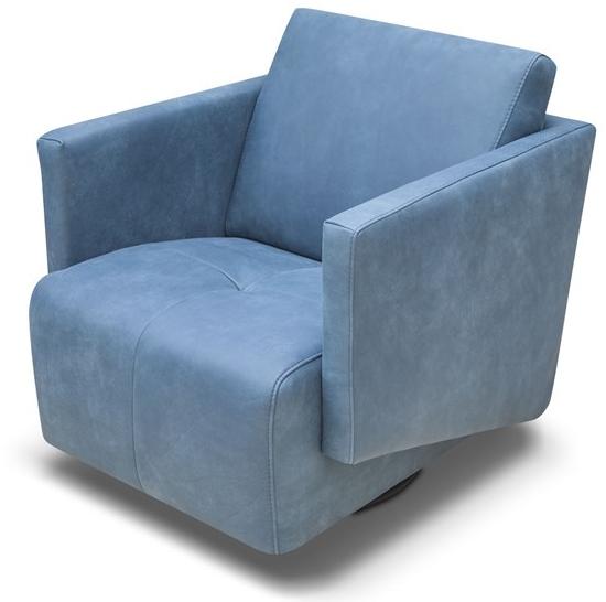 Rossini Sofas Вращающееся кресло с кожаной обивкой Freedom sun-id-1385918 - Вид №3