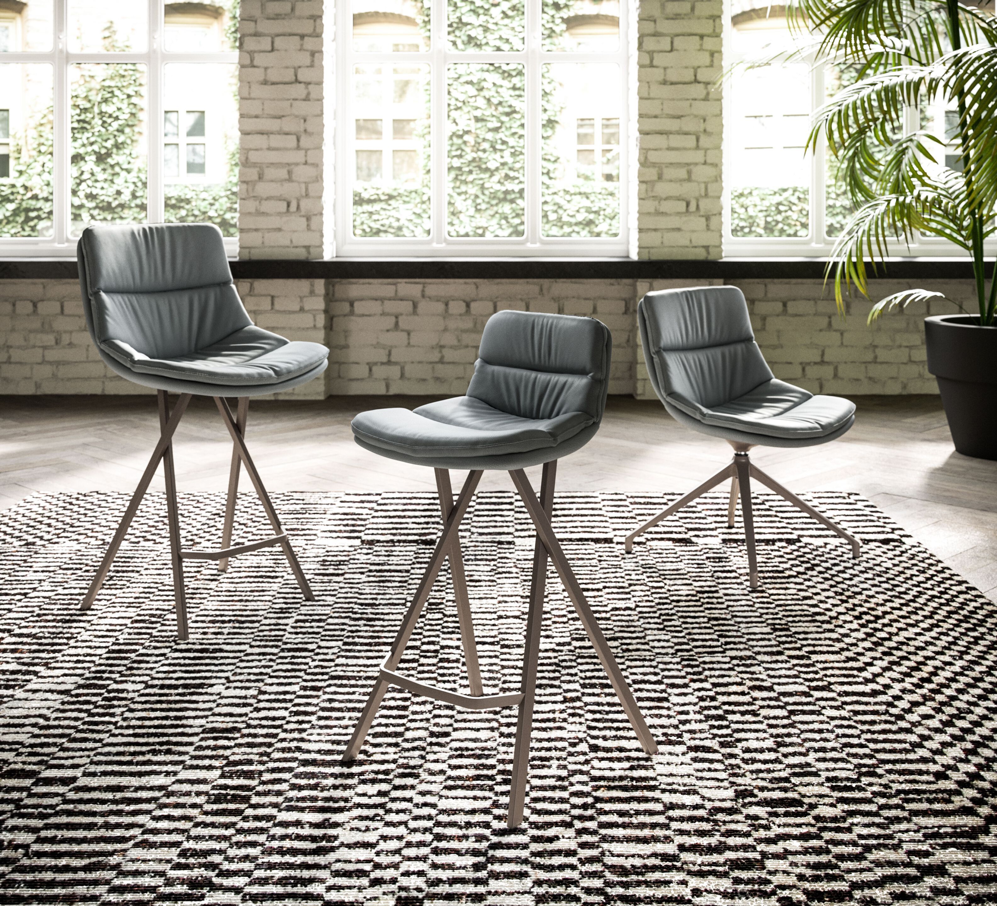 Высокий кожаный стул Ozzio Italia MILO ARCH-00032680 - Вид №5