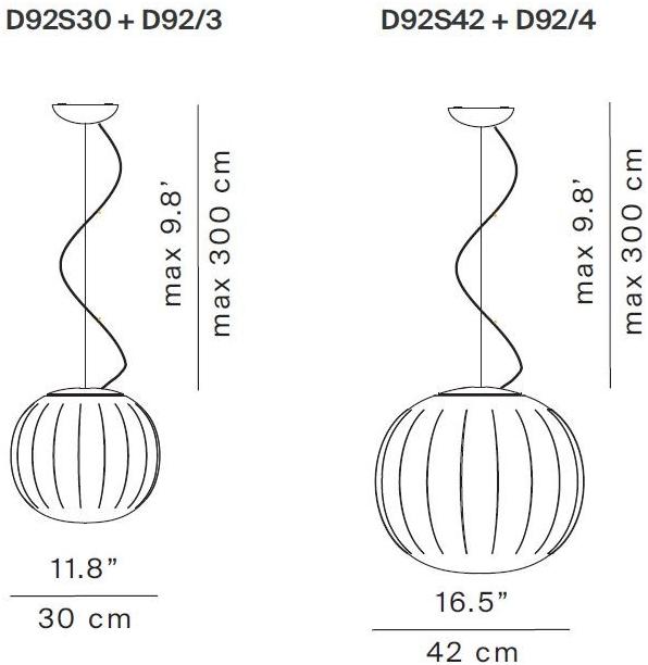 LUCEPLAN Светодиодная подвесная лампа из дутого стекла Lita sun-id-1483541 - Вид №3