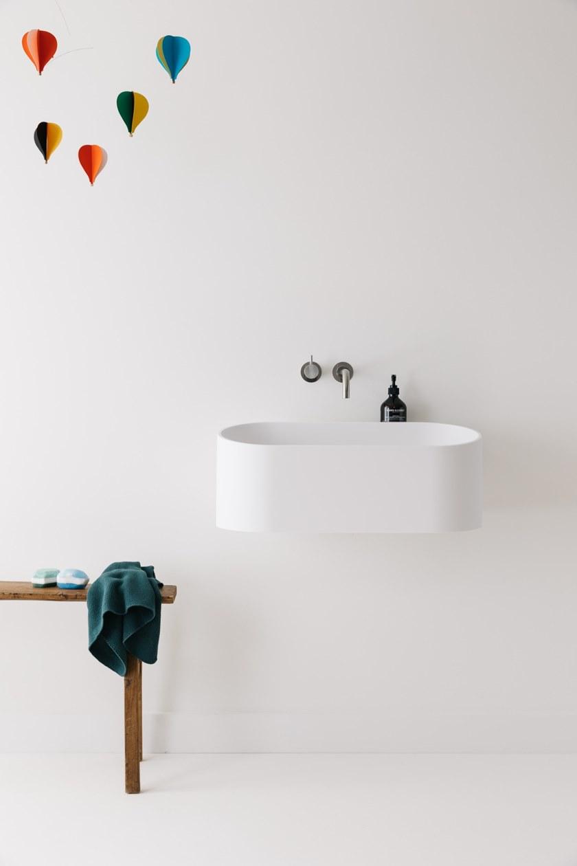 Подвесная раковина настенная овальная Not Only White Fuse белая sun-id-1454451 - Вид №3