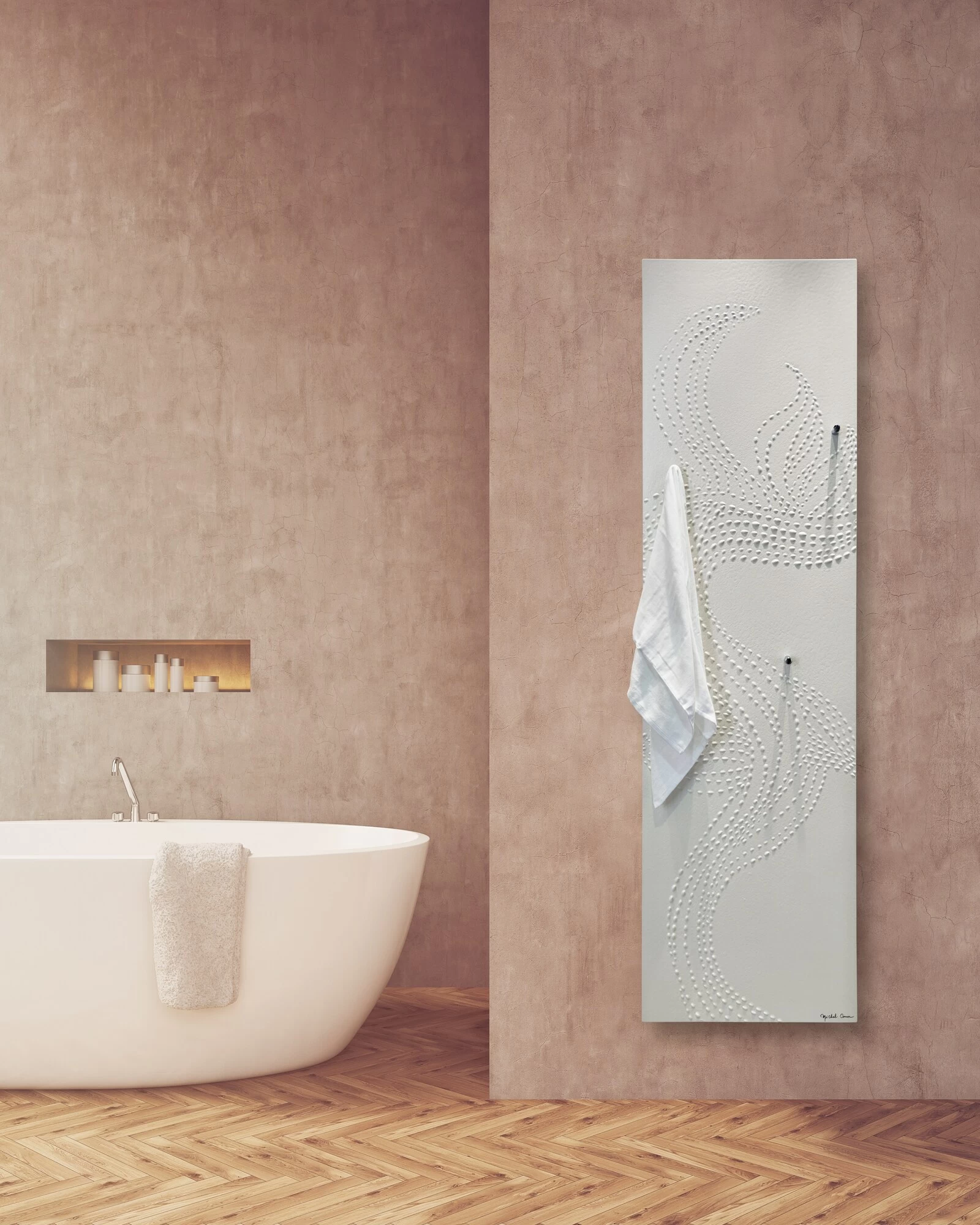 Электрический радиатор 130 x 50 cm Ombres bain Cinier  900 Вт sun-id-1218147 - Вид №2