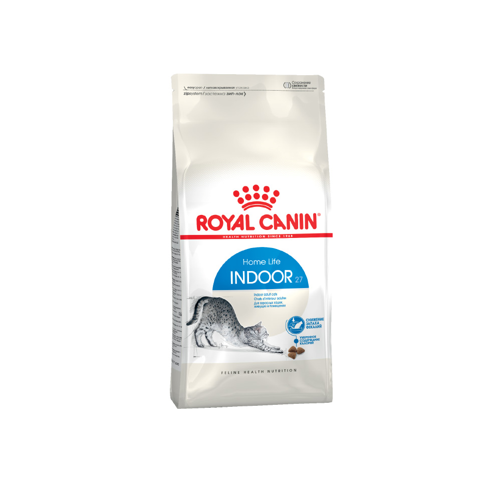 Т00008713 Корм для кошек Indoor 27 для домашних сух. 400г ROYAL CANIN 