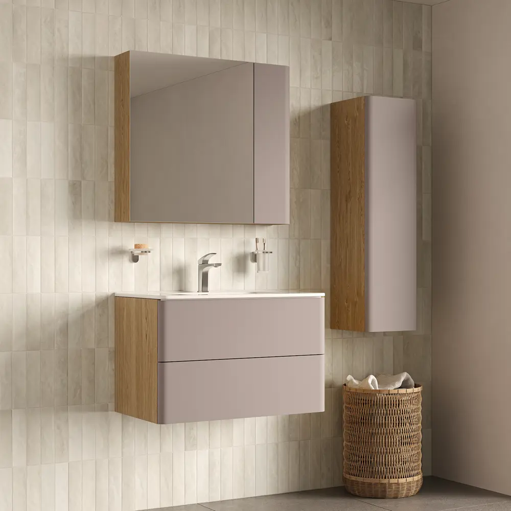 Корпус зеркального шкафа Iddis Lahta LAH80V0i99 72x80x15 см цвет дуб светлый STLM-2058857 - Вид №8