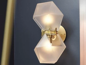 GABRIEL SCOTT Настенный светильник из дутого стекла Welles