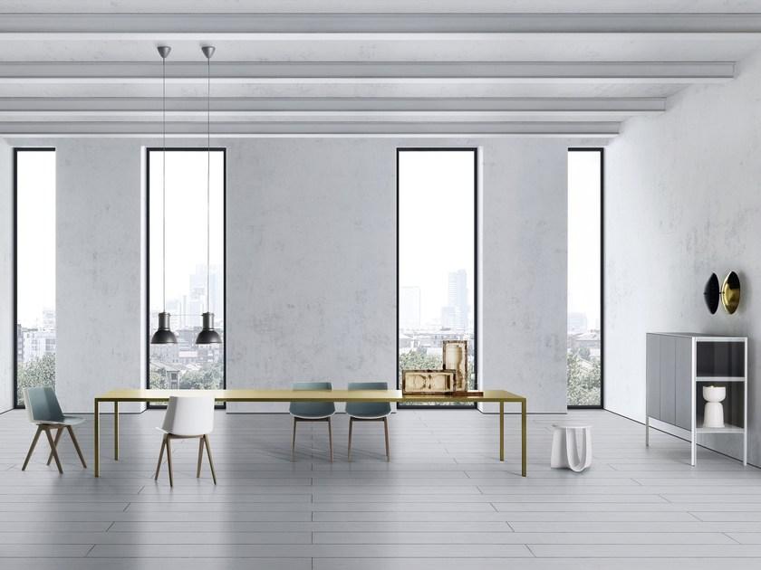 MDF Italia Прямоугольный стол из латуни Tense sun-id-1499375 - Вид №1