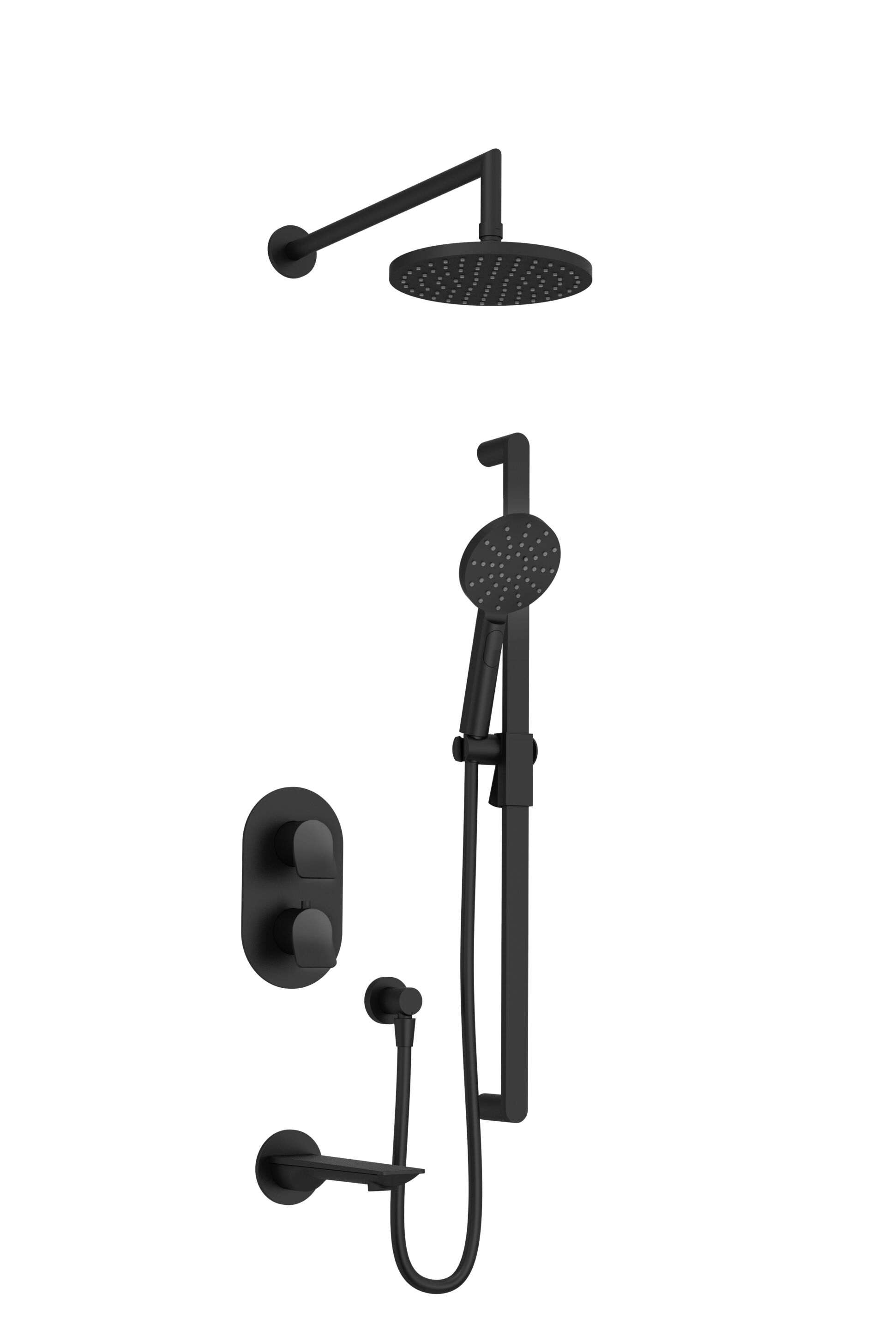 Встраиваемый термостатический набор для ванны с ручным душем BARIL Profile B46 ARCH-00024247 - Вид №2