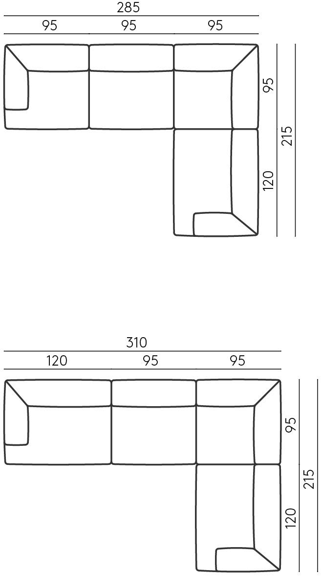 DE PADOVA Модульный тканевый диван sun-id-1437850 - Вид №7