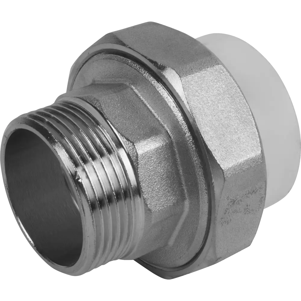 ПОЛИТЭК - Комбинированная муфта ПП 40х1 1/4" для соединения стальных и полипропиленовых труб 15460860 STLM-0005840