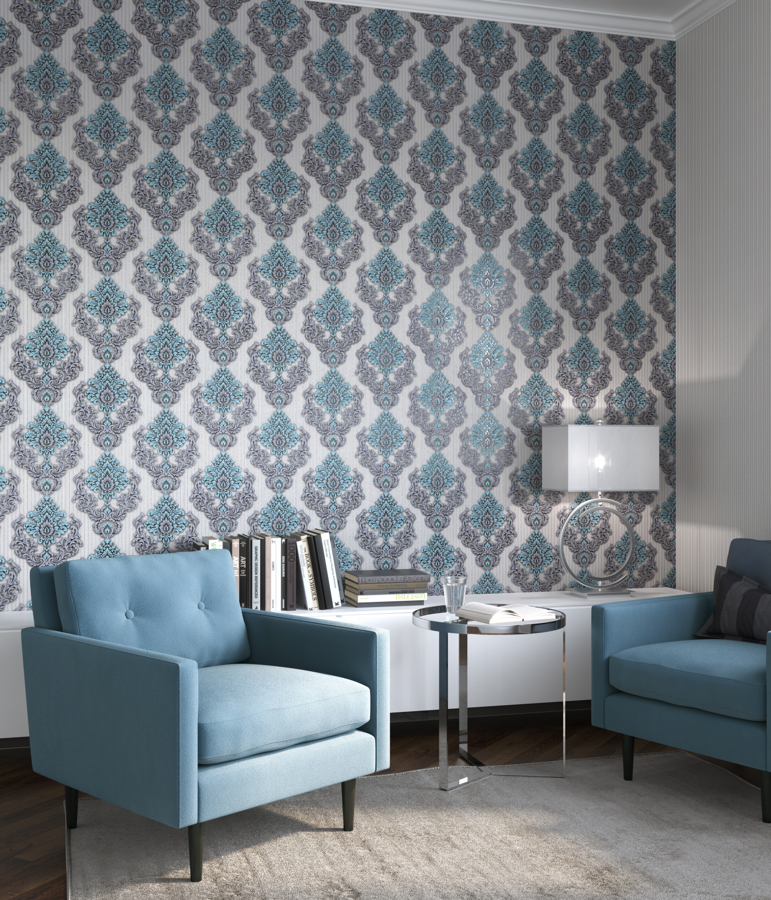 Рулон обоев основа Флизелиновая HC31043-26 Home Color Мин. заказ 6 рулонов HC3104326 - Вид №6