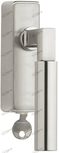 Formani Оконная ручка dk никель с замком Timeless 1930-dklock-o